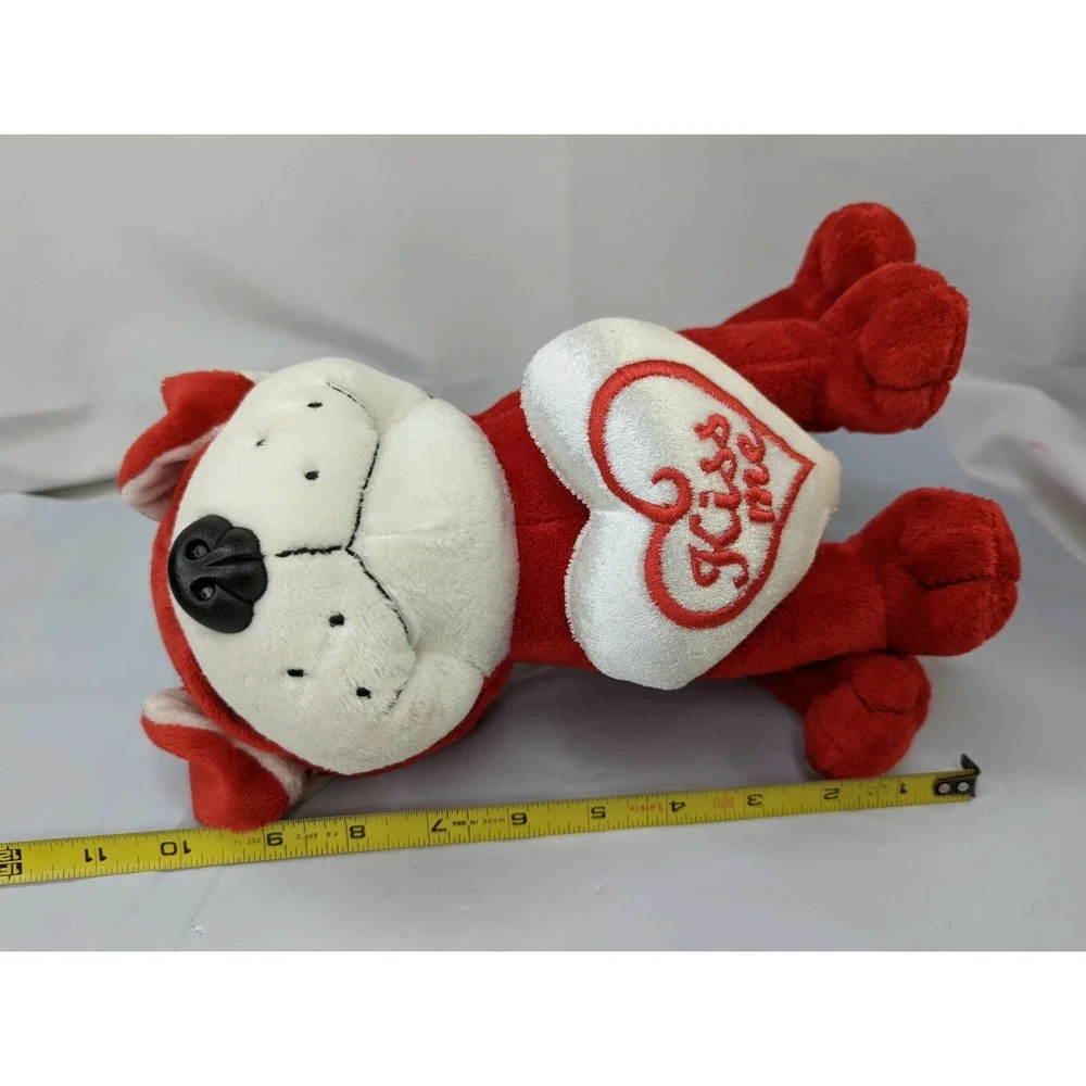 Walmart Red Dog Plush Puppy 10 Inch Kiss Me Heart Stuffed Animal Toy